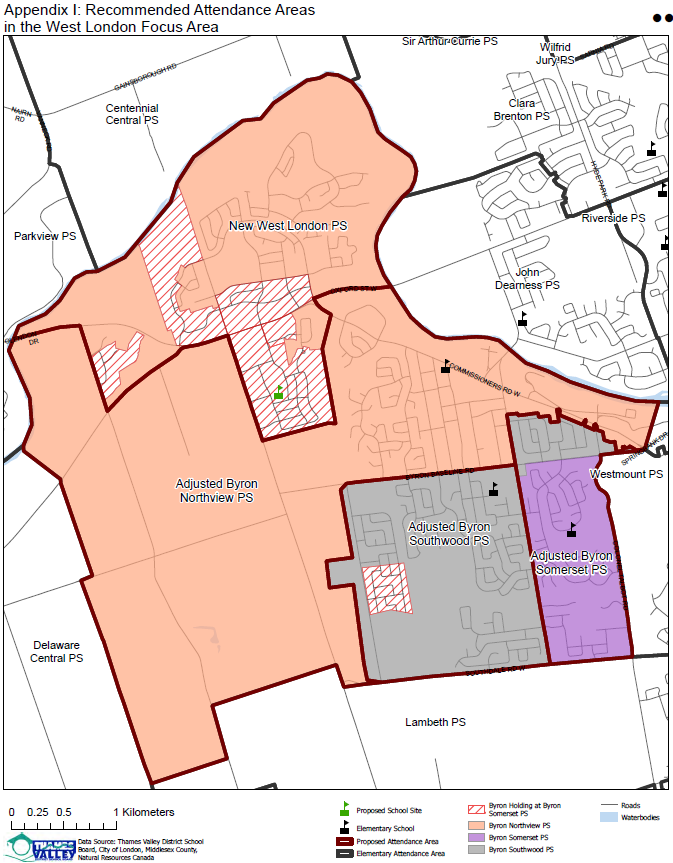 Appendix I: Recommended Attendance Areas in the West London Focus Area
