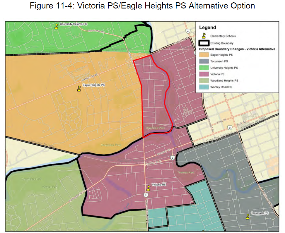 Figure 11-4: Victoria PS/Eagle Heights PS Alternative Option