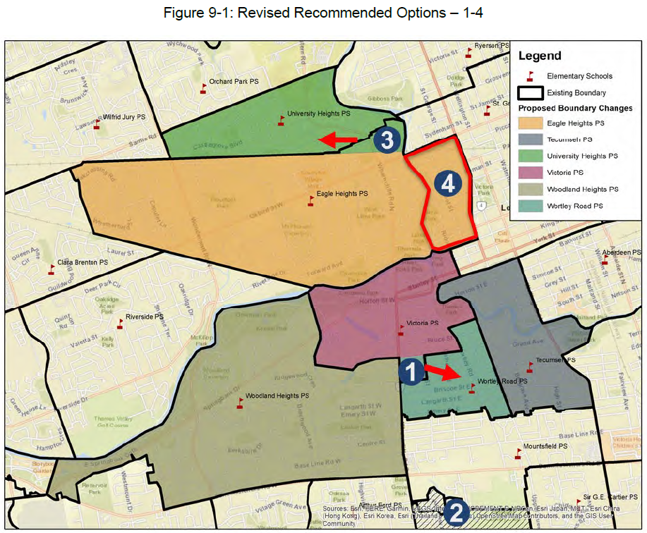 Figure 9-1: Revised Recommended Options 1-4