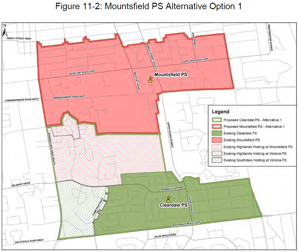 Figure 11-2: Mountsfield PS Alternative Option 1